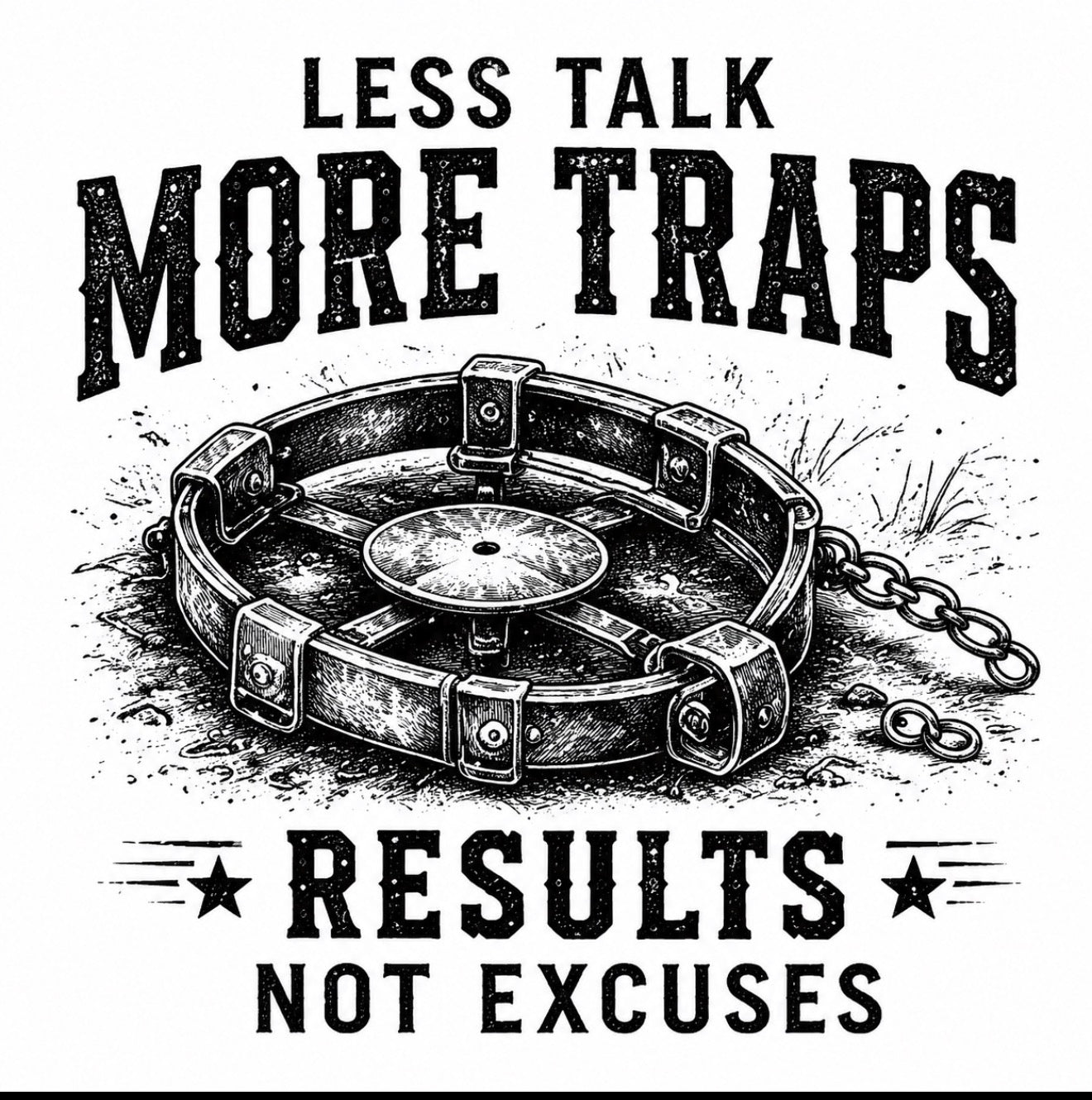 Less talk, more traps T-Shirt