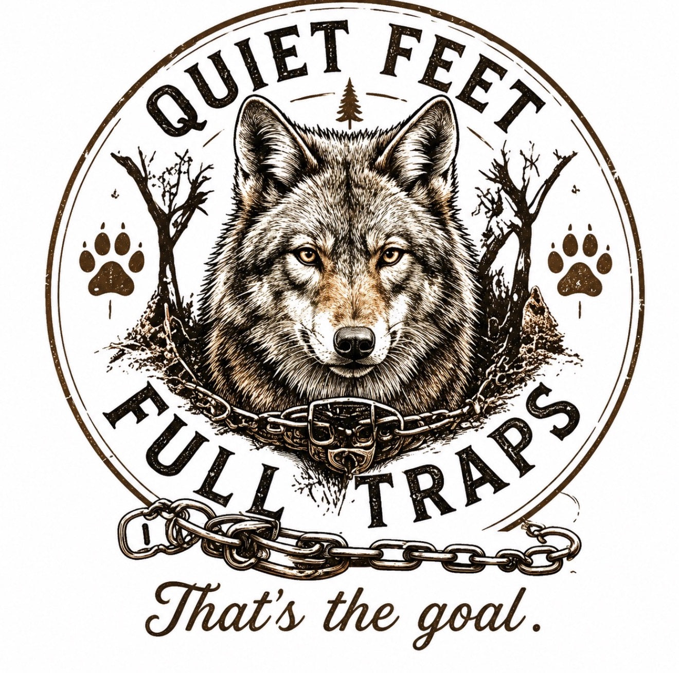 Quiet feet, full traps T-Shirt