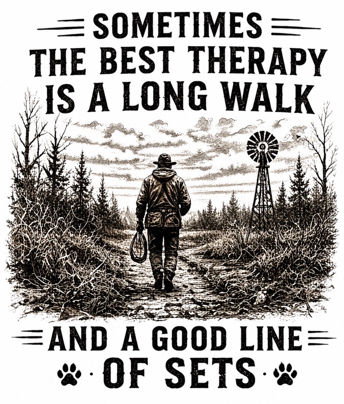 Sometimes the best therapy is a long walk T-Shirt
