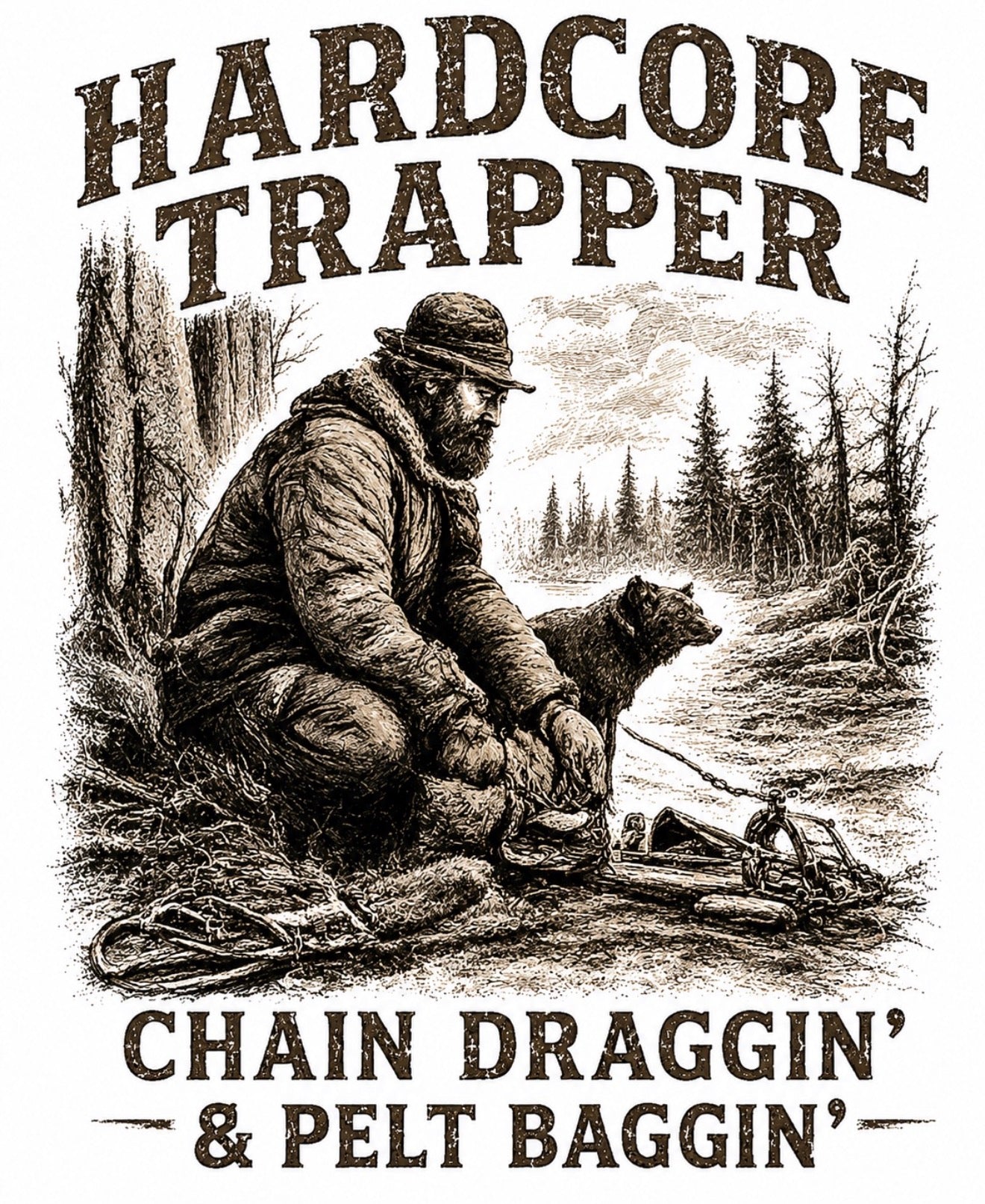 Hardcore Trapper T-Shirt