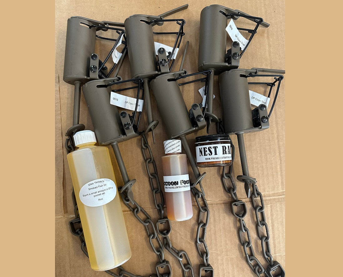 DP Raccoon Starter Kit Pine Hollow Trapping and Supplies